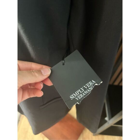 Simply Vera Wang black blazer size L work attire office blazer - Picture 2 of 5